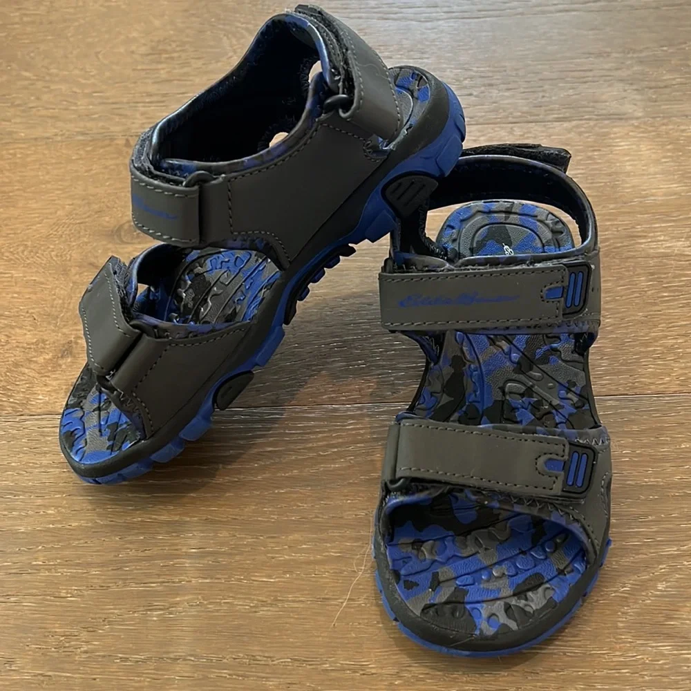 Eddie Bauer Jordan Blue Camo Sandal | 1